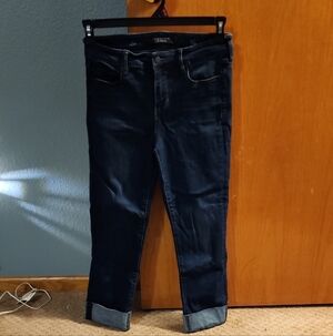 Liverpool Dark Blue Ankle Jeans